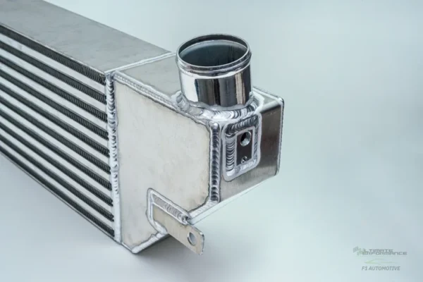 A close up of the side of an air cooler